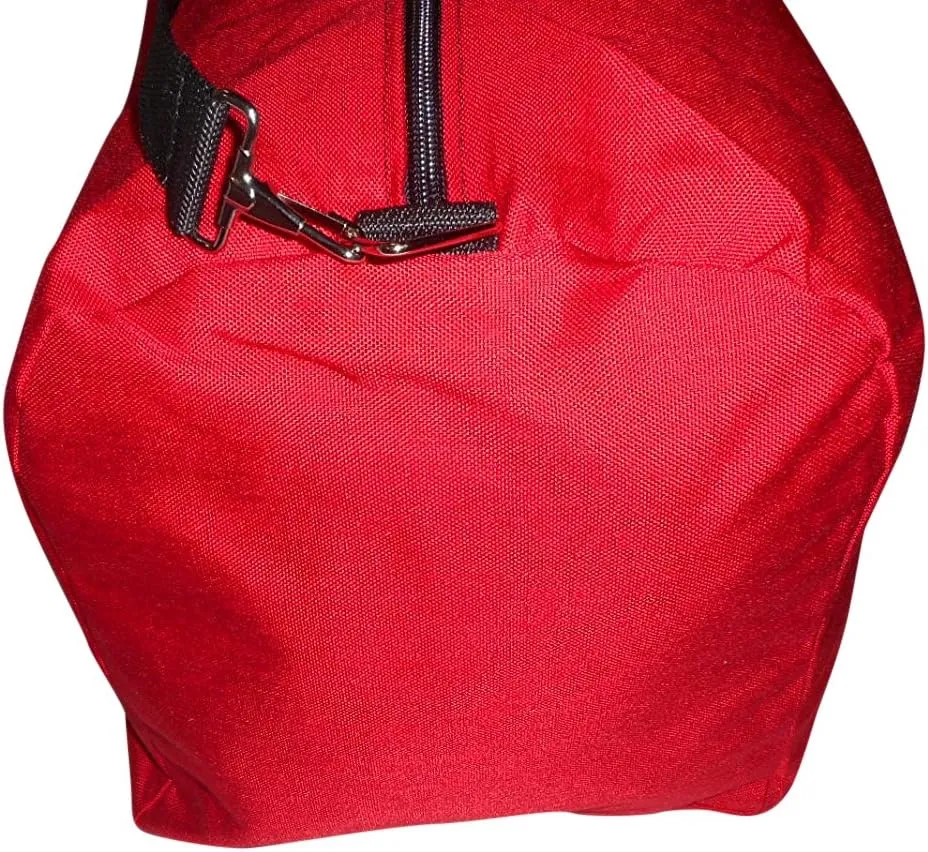 Duffle Bag Ex Extra Large 36 Inch Premium Firefighter Turnout Bag Made In USA. (Red)