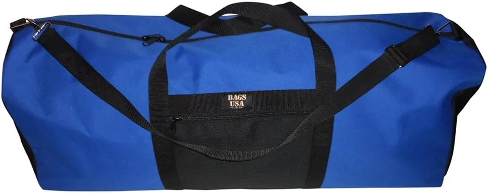 Duffle Bag Ex Extra Large 36 Inch Premium Firefighter Turnout Bag.Made In USA. (Blue/black)
