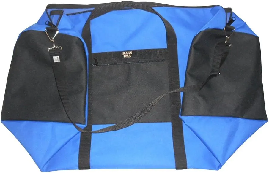 Duffle Bag Ex Extra Large 36 Inch Premium Firefighter Turnout Bag.Made In USA. (Blue/black)