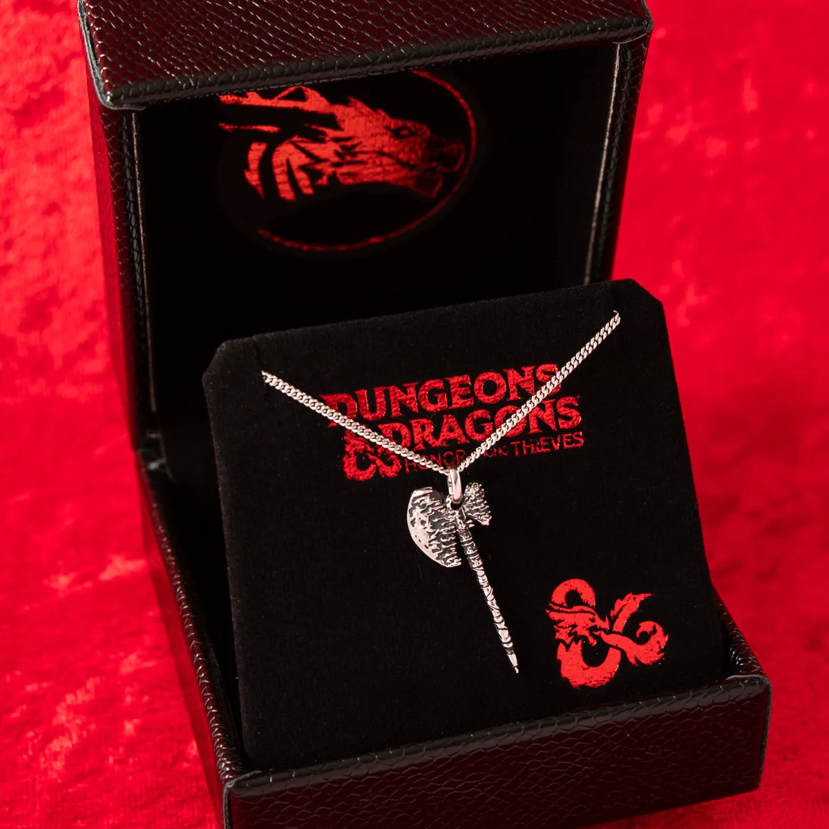 Dungeons and Dragons X RockLove Holga Molten Axe Necklace