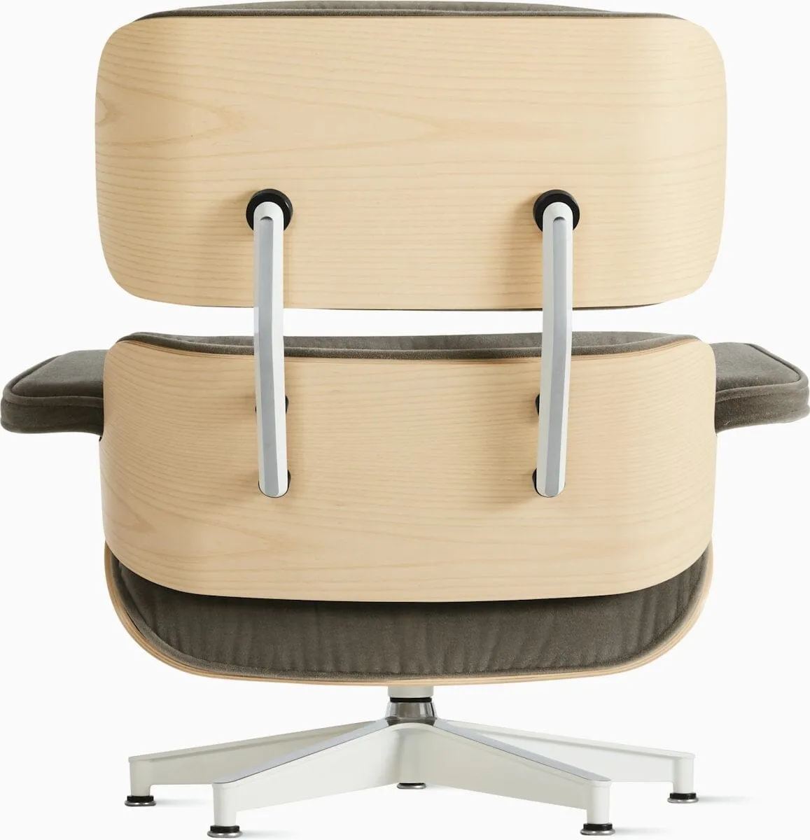 Eames Lounge Chair in White Ash
