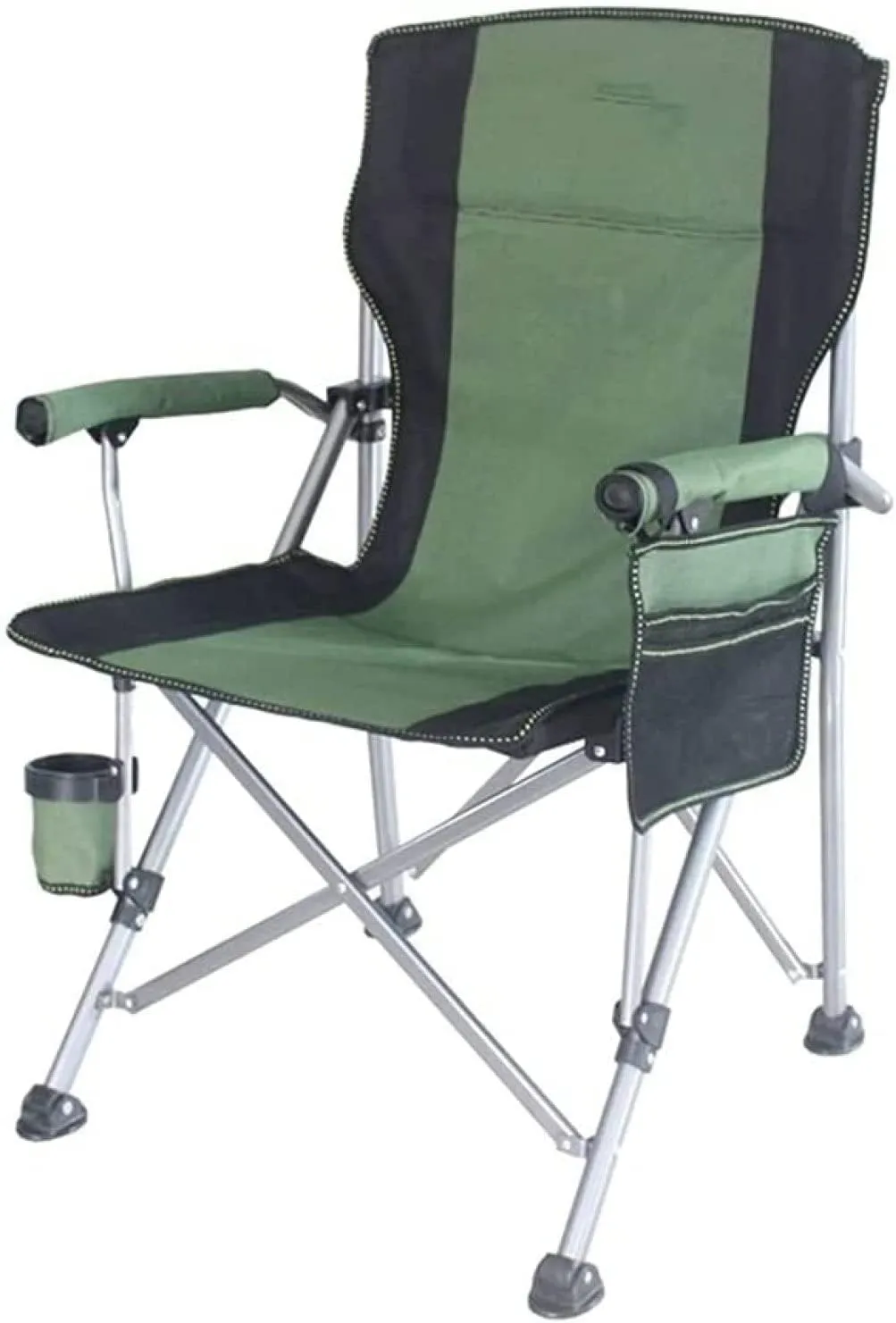 Easy to Assemble with Cup Holder Outdoor Portable Lawn Adults Chairs Mesh Side Pockets Can Support 308 Pounds Camping Trip Portable