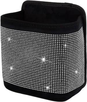 eing Car Seat Organizer Premium Seat Back/Front Seat Travel Caddy Bag, Bling Crystal Car Front Seat Organizer, Practical Car Garbage Pocket Bin, Diamond Car Accessory (1 - Pack, Pure White)