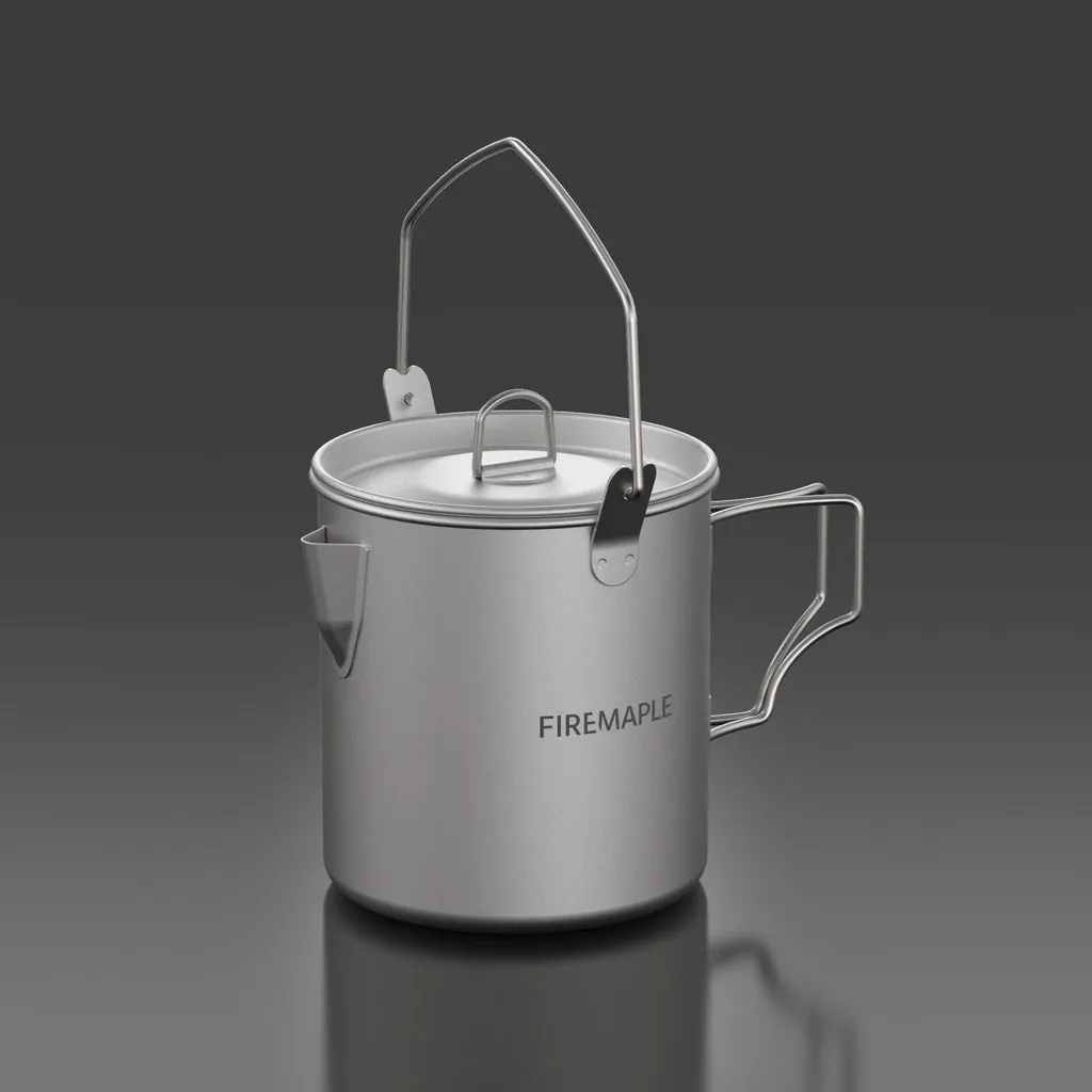 Encrypted Titanium Alti 0.9L Fire Maple Satisfaction guaranteed Pot