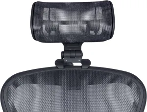 Engineered Now The Original Headrest for The Herman Miller Aeron Chair (H4 for Remastered, Onyx)