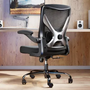 Ergonomic Office Chair - X-Shaped Computer Desk Chairs Comfy, Mesh High-Back Gaming Chair with Adjustable Lumbar Support, Executive Task Chair for Adults, Comfortable for Long Hours