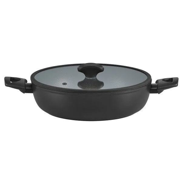 Essteele Per Salute Stainless Steel Induction Covered Sauteuse - 28cm/4L