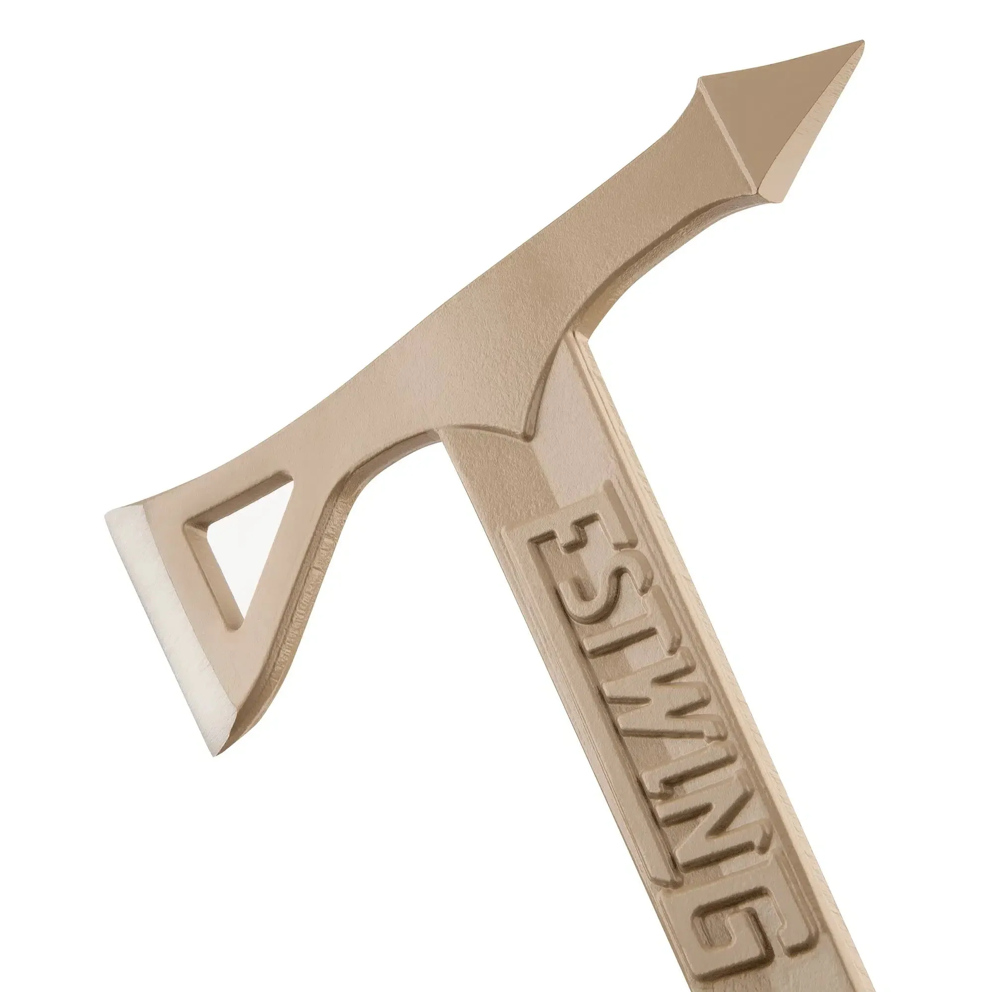 Estwing Black Eagle Tomahawk Axe with Desert Sand Shock Reduction Grip