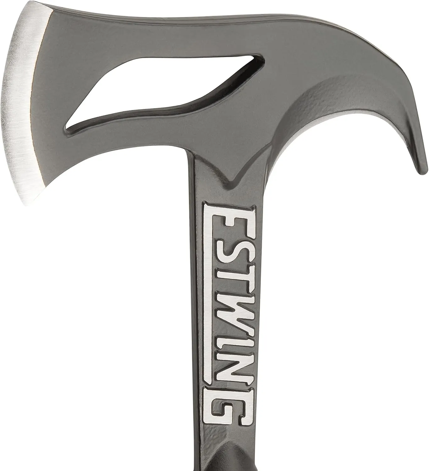 ESTWING Hunter's Axe - 14.25" Forged Steel Hatchet with Gut Hook & Shock Reduction Grip - EOHA