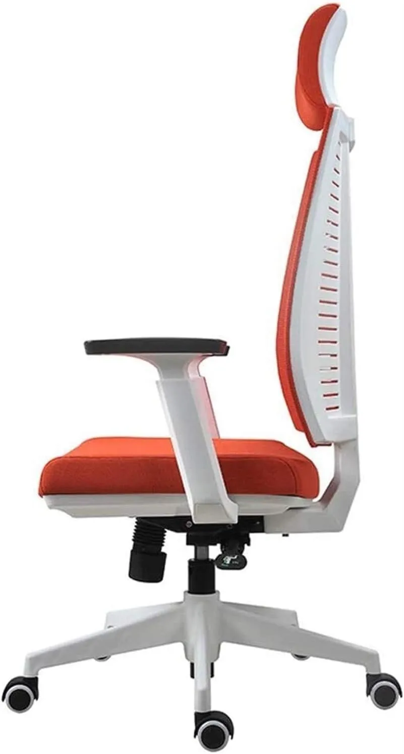 Executive Swivel Office Chair Home Computer Chair Ergonomic Office Chair Lift Swivel Chair mesh Staff Computer Chair Colour Name:Black (Color : Red)