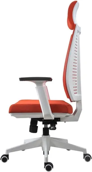 Executive Swivel Office Chair Home Computer Chair Ergonomic Office Chair Lift Swivel Chair mesh Staff Computer Chair Colour Name:Black (Color : Red)