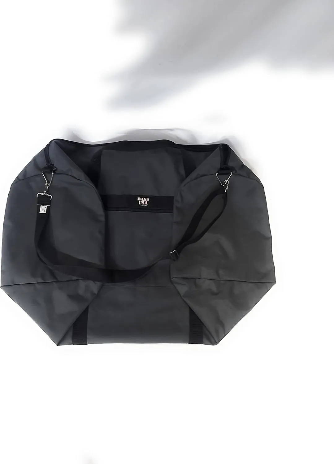 Extra Large Eagle Duffle Very Spacious Extremely Durable, Water Resistant With side pocket Made In USA. (Gray)