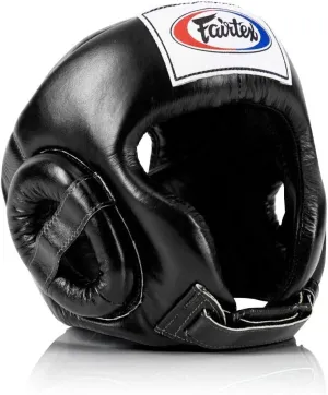 Fairtex Full Head Guard | Premium Handcrafted Headgear with 3-Layer Padding| Lightweight | Sleek Design for Optimal Movement | Extra Protection | Secure Fit with Adjustable Straps