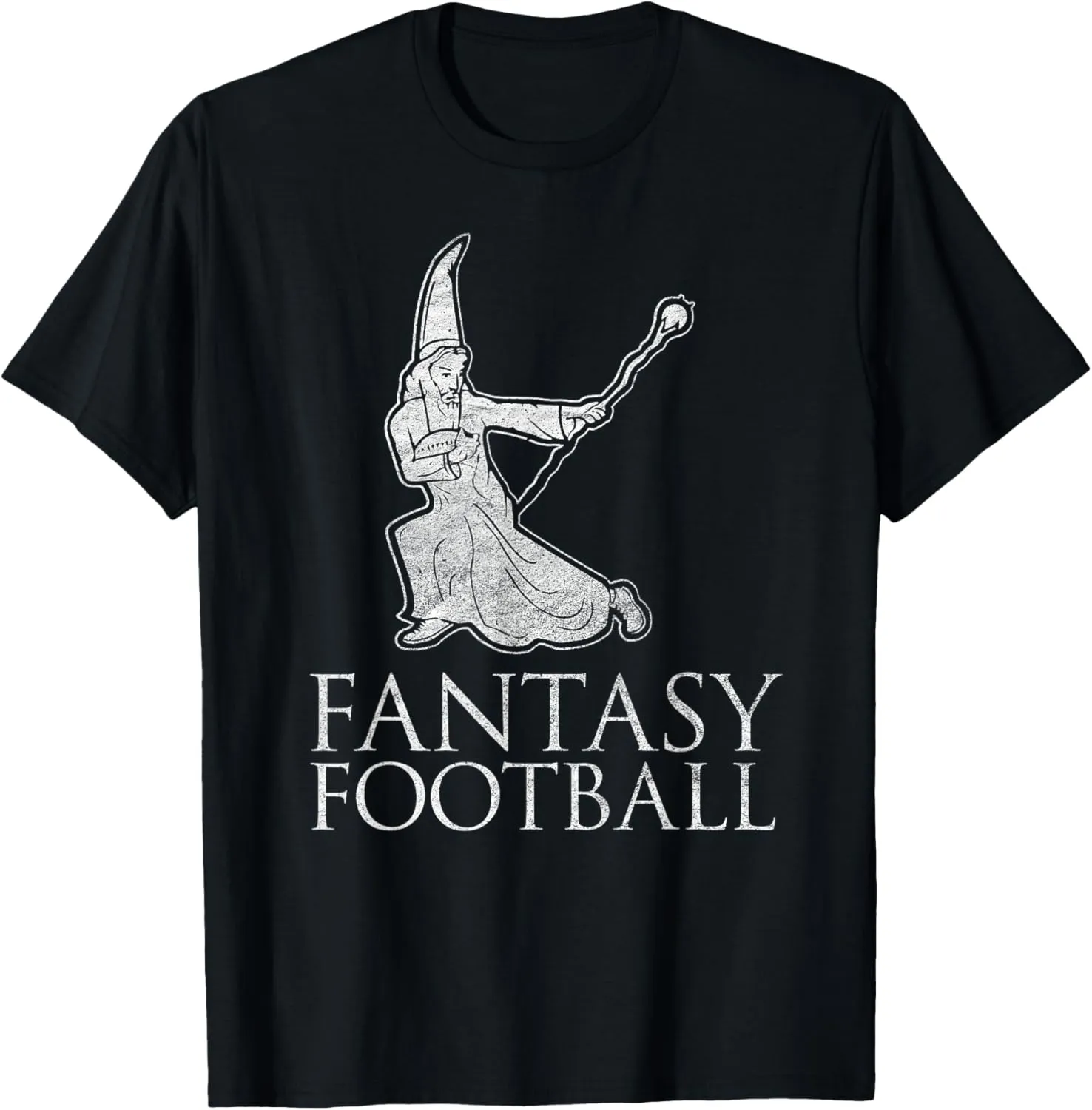 Fantasy Football Funny Wizard T-shirt Literal translation T-Shirt