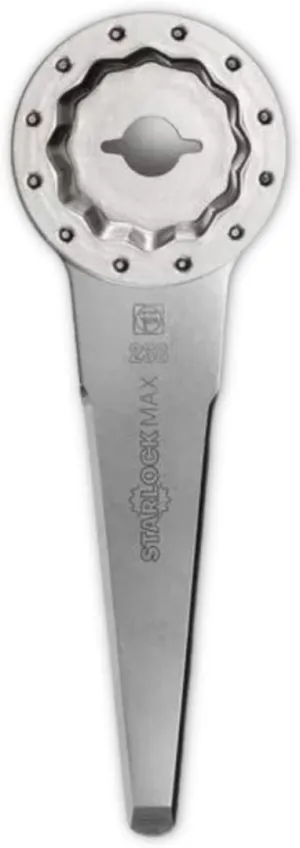 Fein Starlock Max Cutter Blade for Precision Work - Straight, Long Shape for Deep Joints, Smooth, Clean Cuts on MultiMaster Tools, 2-3/4" Cutting Depth - 63903238210