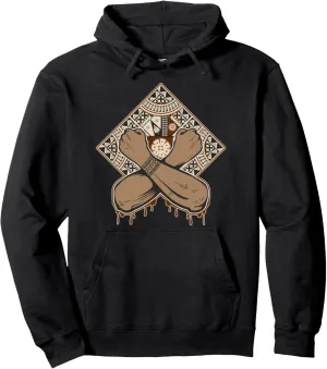Fiji Islands Abstract Masi Authentic Summer Tee Tapa Pullover Hoodie