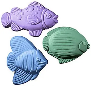 Fish Soap Mold (MW 39) - Milky Way. Melt & Pour, Cold Process w/ Exclusive Copyrighted Full Color Cybrtrayd Soap Molding Instructions in a Sealed Poly Bag