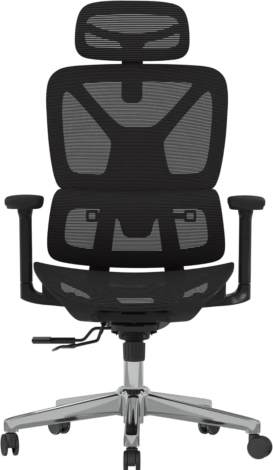 FLEXISPOT ErgoX Premium Ergonomic Office Chair - Adjustable 3D Armrests, Dynamic Lumbar Support, Recline & Tilt Function, Mesh Seat, for Home & Office Use,Black