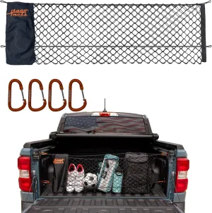 Ford Maverick Envelope Style Truck Bed Cargo Net - Fits 2022-2025 - Upgraded 5mm Bungee - Free Storage Bag - Heavy Duty Carabiners - Designed in USA - 16" x 40"