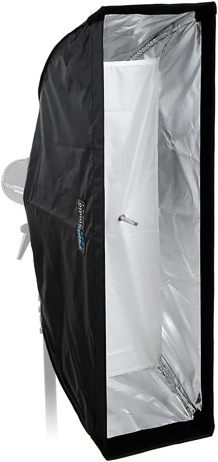 Fotodiox EZ-Pro Strip Softbox 9x36 (22x90cm) - Collapsible Strip Softbox with Broncolor Speedring for Bronocolor (Pulso, Primo, and Unilite), Flashman, and Compatible