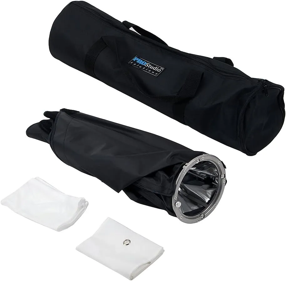 Fotodiox EZ-Pro Strip Softbox 9x36 (22x90cm) - Collapsible Strip Softbox with Broncolor Speedring for Bronocolor (Pulso, Primo, and Unilite), Flashman, and Compatible