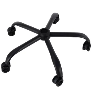 Frassie Office Chair Base Replacement with Wheels, Heavy Duty 2500LBS Metal Stool Chair Base, 28 inch Universal Desk Chair Base Replacement Part (Black)