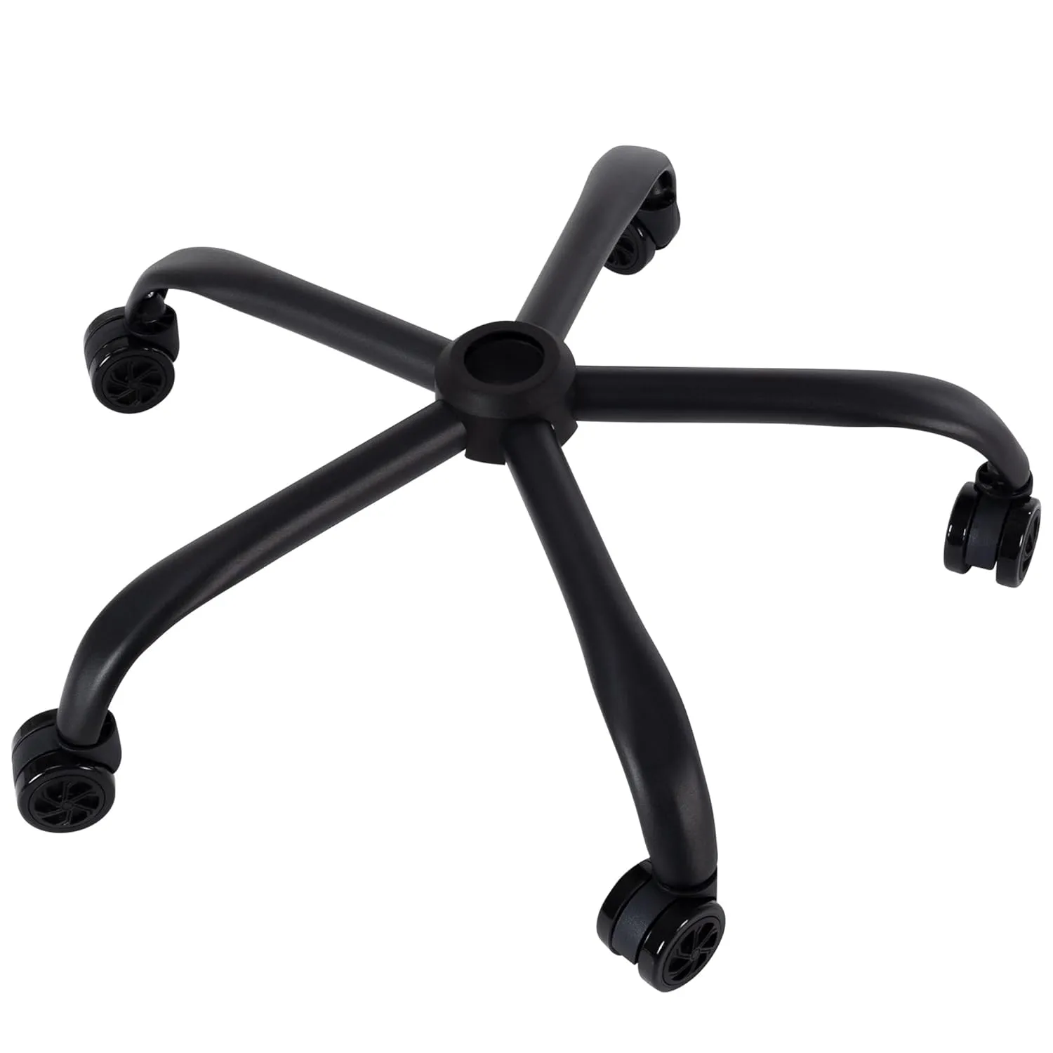 Frassie Office Chair Base Replacement with Wheels, Heavy Duty 2500LBS Metal Stool Chair Base, 28 inch Universal Desk Chair Base Replacement Part (Black)