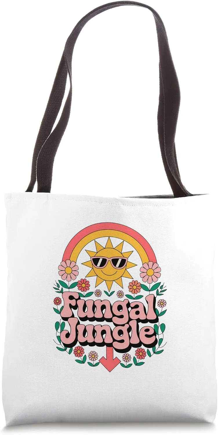 Funny Fungal Jungle Dirty Adult Humor Inappropriate Joke Tote Bag
