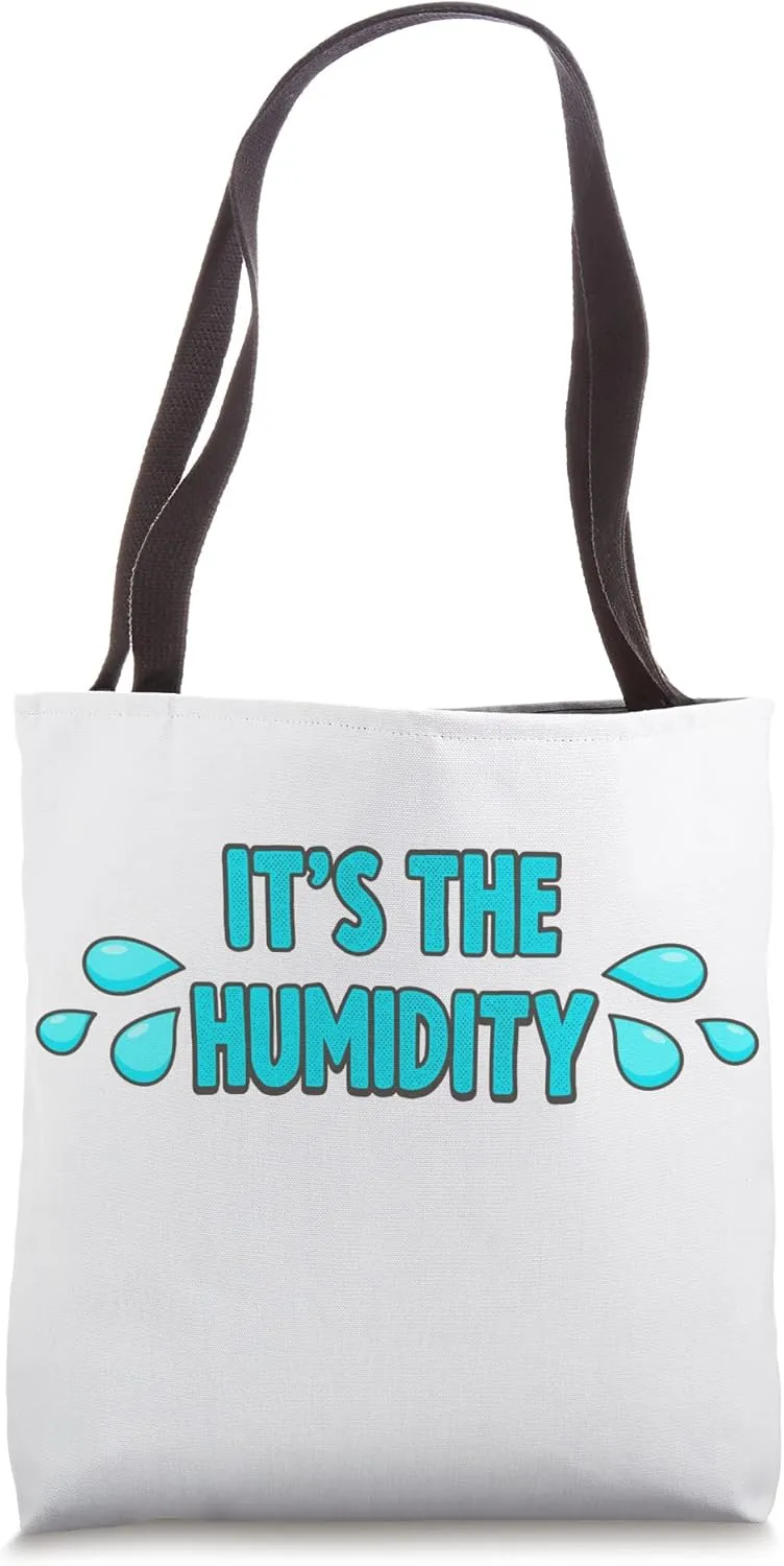 Funny Hot Summer Humidity Weather Climate Change Dad Joke Tote Bag