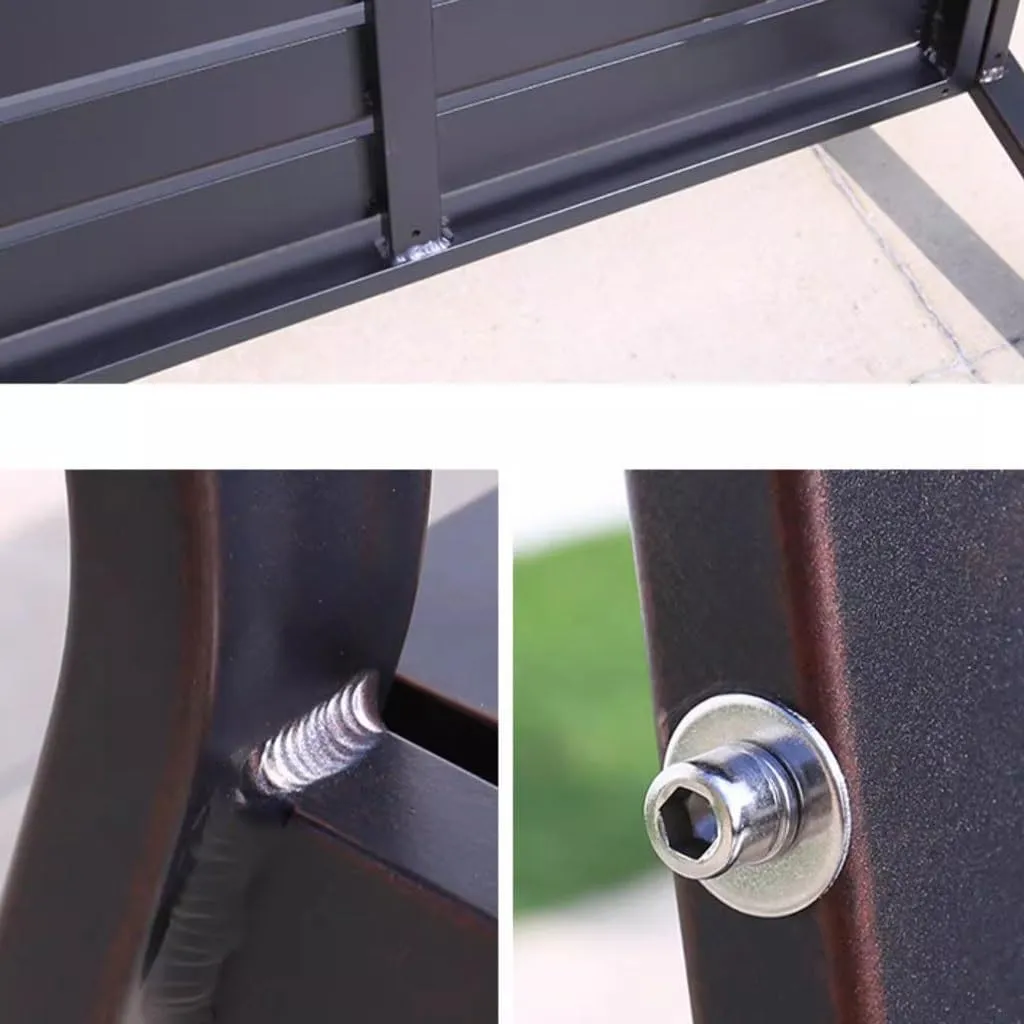 Garden Bench Outside Bench Park Chair Outdoor Bench Rest Bench Open-air Community Leisure Bench Outdoor Garden Bench(D)