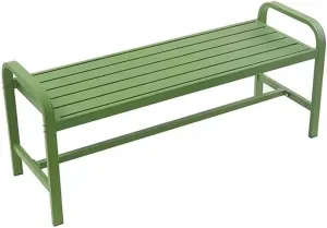 Garden Bench Park Chair Outdoor Bench Rest Bench Open-air Community Leisure Bench Outdoor Benches(Color:B)