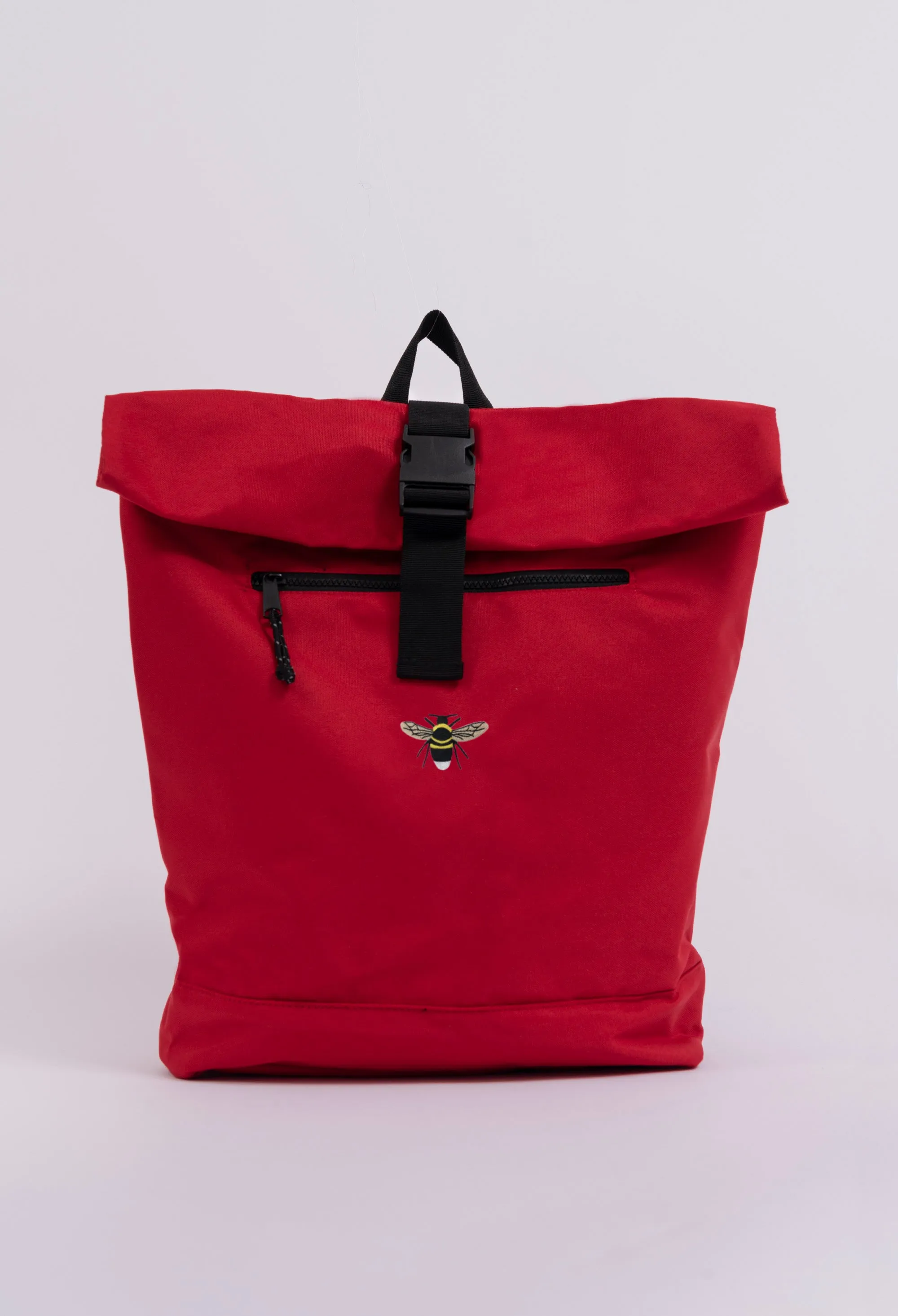 garden bumblebee recycled roll-top backpack