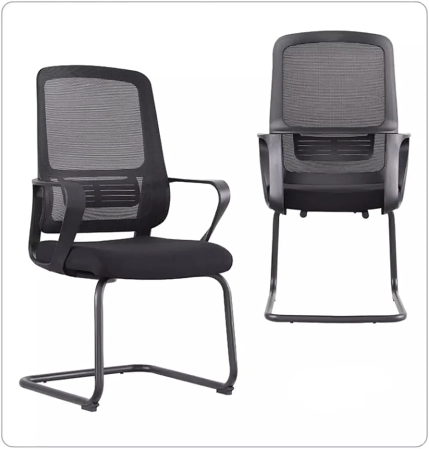GLigeT Executive Desk Chair Simple and Modern Office Swivel Chair for Staff Office Chair Lumbar Computer Chair Fashion with Colorful Mesh Chair Office Chair (Color : Black), yuqing2022