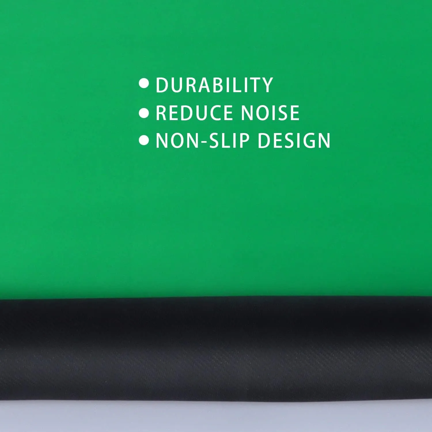 GSE Games & Sports Expert 32 x 32 Inches Rubber Anti-Slip Playmat, Mahjong, Dominoes, Poker Cards and Board Games Tabletop Cover Mat with Carrying Bag (2-Pack, Green)