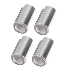 Hair Coloring Foil Set of 4 Rolls Silver Foil for Hair Perm Styling Tool for Hairdressing and Manicure