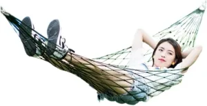 Hammock Hammock Outdoor Swing Mesh Wild Adult Thick Nylon Rope Indoor Home Bedroom Sleeping Hanging Chair Rocking Bed Hammocks for Outside(Green,Small)