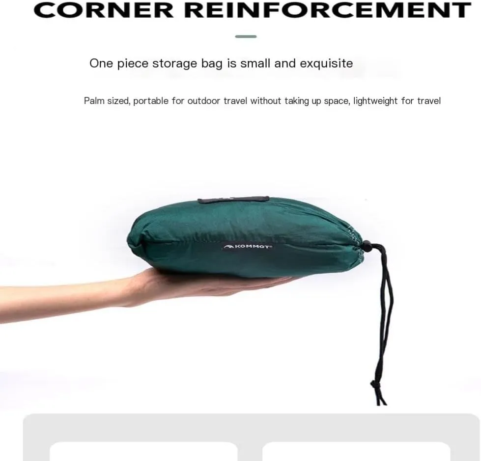 Hammock Muche Outdoor Camping Anti-Rollover Hammock Adult Outdoor Swing Ultra-Light Portable Double Hanging Chair Hammocks for Outside(A)