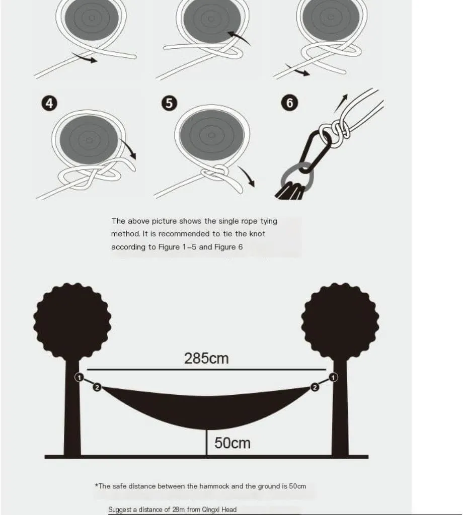 Hammock Outdoor Camping Swing Hammock Outdoor Double Anti-Rollover Outdoor Tourism Camping Camping Hanging Chair Hammocks for Outside(Blue,Small)