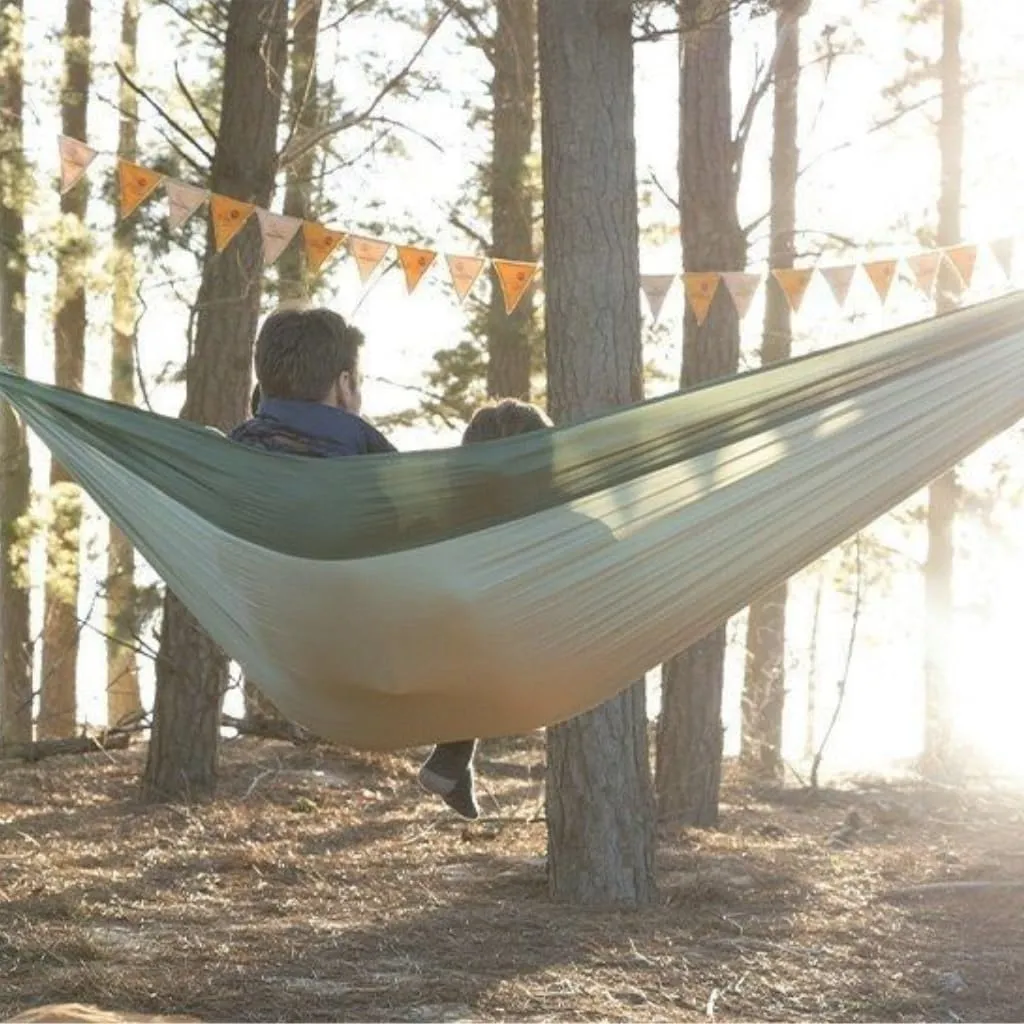Hammock Outdoor Camping Swing Hammock Outdoor Double Anti-Rollover Outdoor Tourism Camping Camping Hanging Chair Hammocks for Outside(Blue,Small)