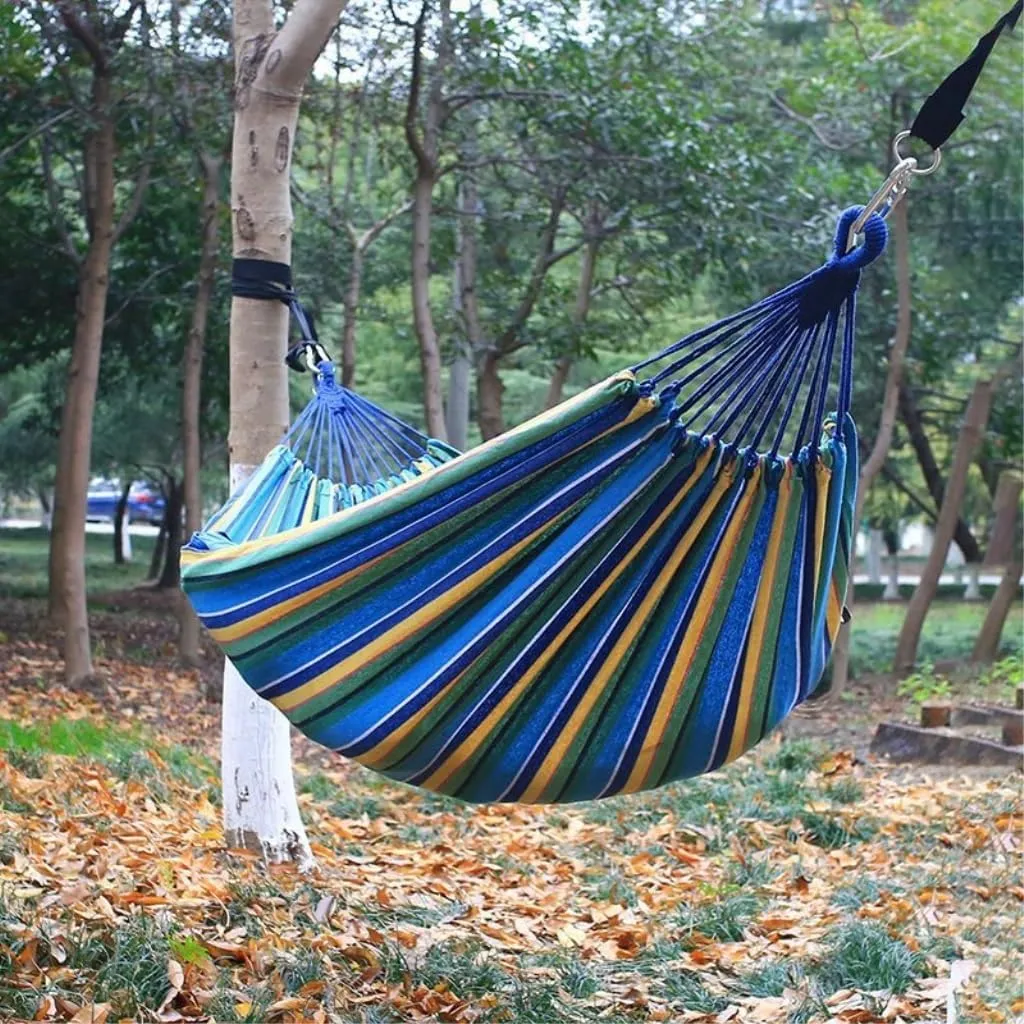Hammock Outdoor Hammock Double Single Dormitory Student Dormitory Swing Adult Balcony Hanging Chair Indoor and Outdoor Hammocks for Outside(B)
