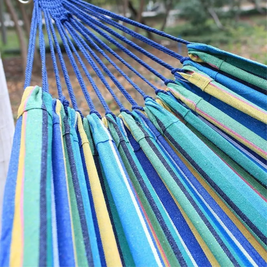 Hammock Outdoor Hammock Double Single Dormitory Student Dormitory Swing Adult Balcony Hanging Chair Indoor and Outdoor Hammocks for Outside(B)