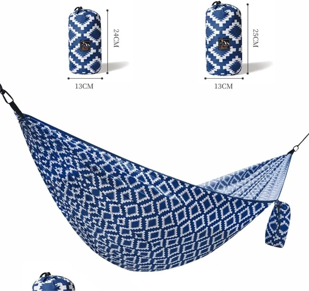 Hamock Hammock Outdoor Swing Single Double Camping Anti-Rollover Home Dormitory Hanging Chair Indoor Hanging Rope Hanmock(Small)