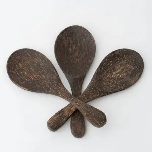 Handmade Palm Wood Spoon, Short or Long Handle