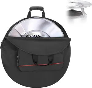Heat Deflector Carrying Bag Compatible with Solo Stove Bonfire Heat Deflector 25”, Protective Accessory Bag with Handle & Pocket for Heat Deflector Transport and Storage, Dia: 26.5”, Medium