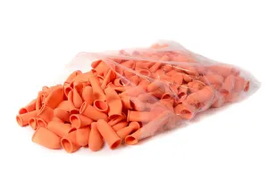 Heavy Duty Finger Cots, Industrial Grade, Textured Surface, Orange, Re-Usable, 14 Mil Thick, Medium (Bag of 300 Pieces), RoHS Compliant