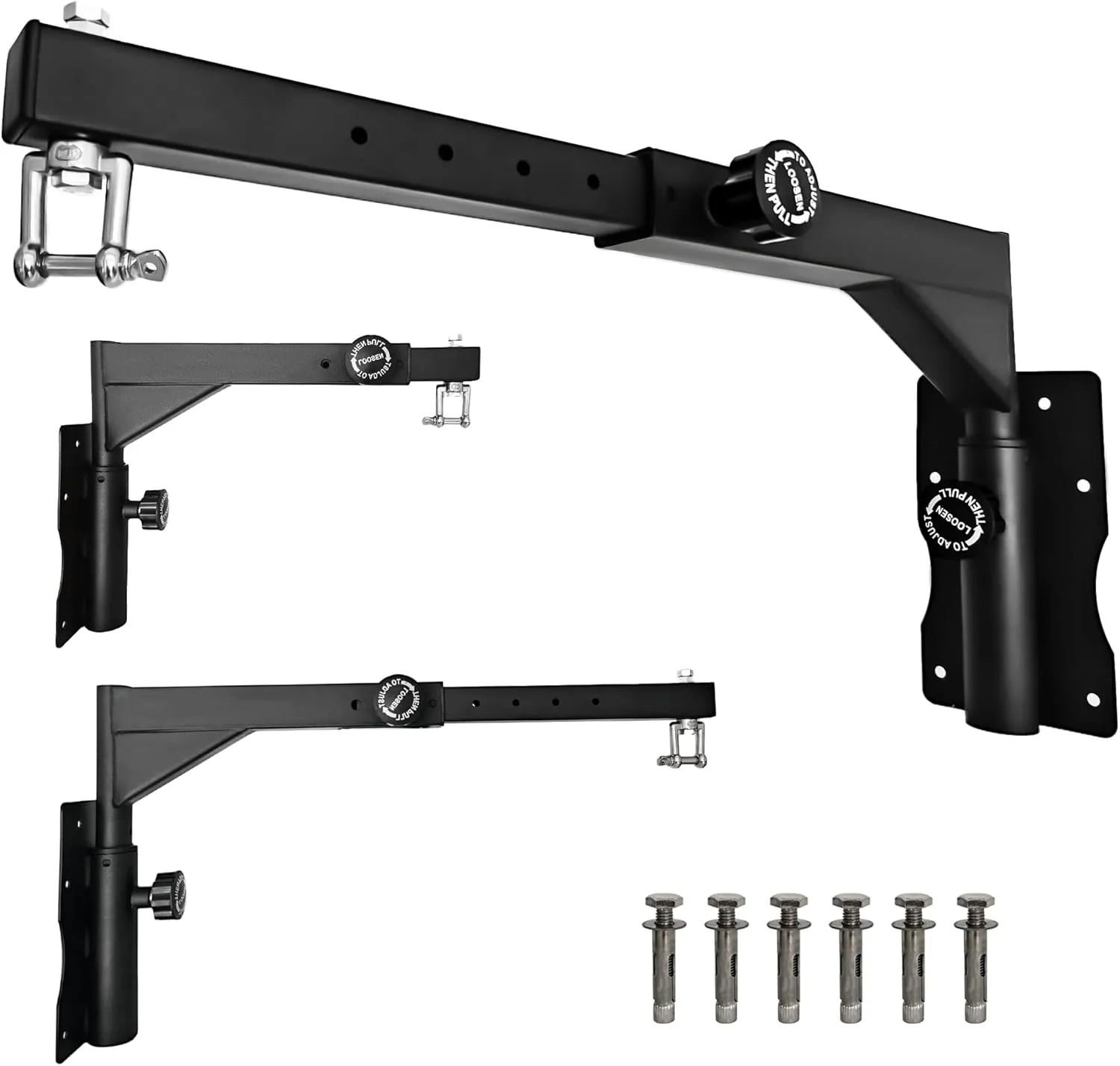 Heavy Duty Punching Bag Hanger, Wall Mounted Punching Bag Hanger, Adjustable Length Heavy-Duty Punching Bag Bracket, Suitable for Home Gym Indoor and Outdoor