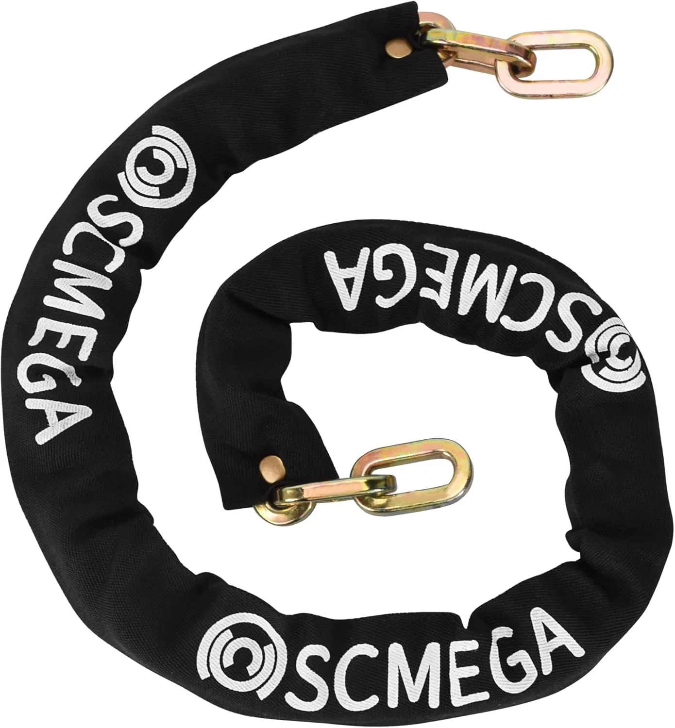 Heavy Duty Security Chain 4ft x 5/16"(8mm) Hardened Alloy Steel Gate Chain,Uncuttable Bike Chain,Thick Square Chain for Anti Theft,Motorcycles,Bicycles,Industrial Property,Valuable Possessions