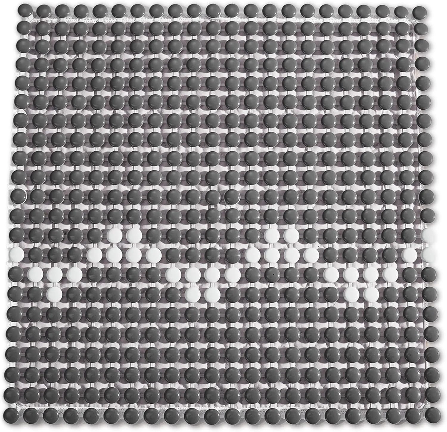 HOMREST Cooling Seat Cushion for Back Pain 17x17 Ceramic Bead Massage Seat Pad for Office Chair, Car, Home Breathable Summer Chair Cushion (Grey)