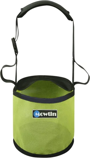 Horse Feed Bag Heavy Duty Textilene Mesh Feed Rite Bag with Adjustable Strap and Comfortable Neck Pad,Reinforced Bottom Stitching,Quick Clip Buckle and Spill-Proof Grain Feed Bag(Green,L)