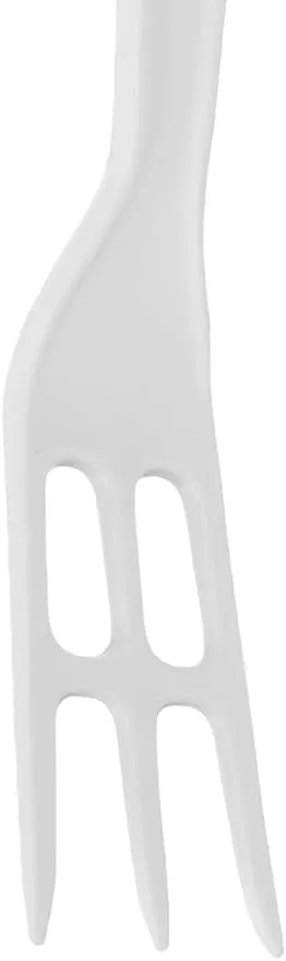 Hutzler LOPOL Reinforced Nylon Waffle Fork - White